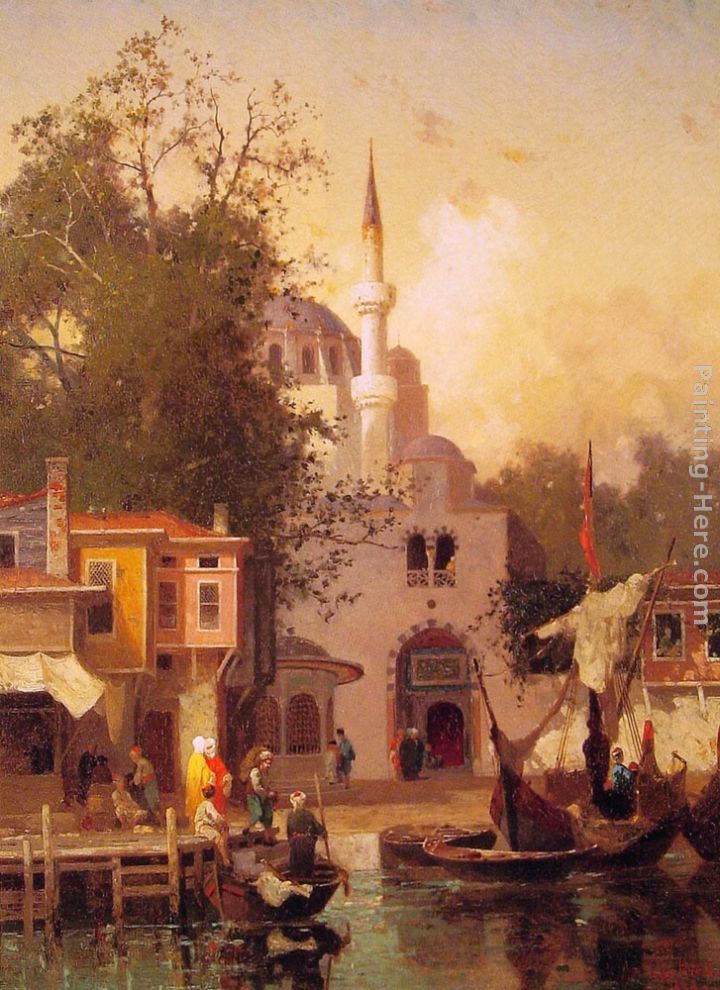 Constantinople painting - Fabius Germain Brest Constantinople art painting